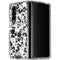Disney Mickey Mouse Face Pattern Galaxy Z Fold4 5G Clear Case